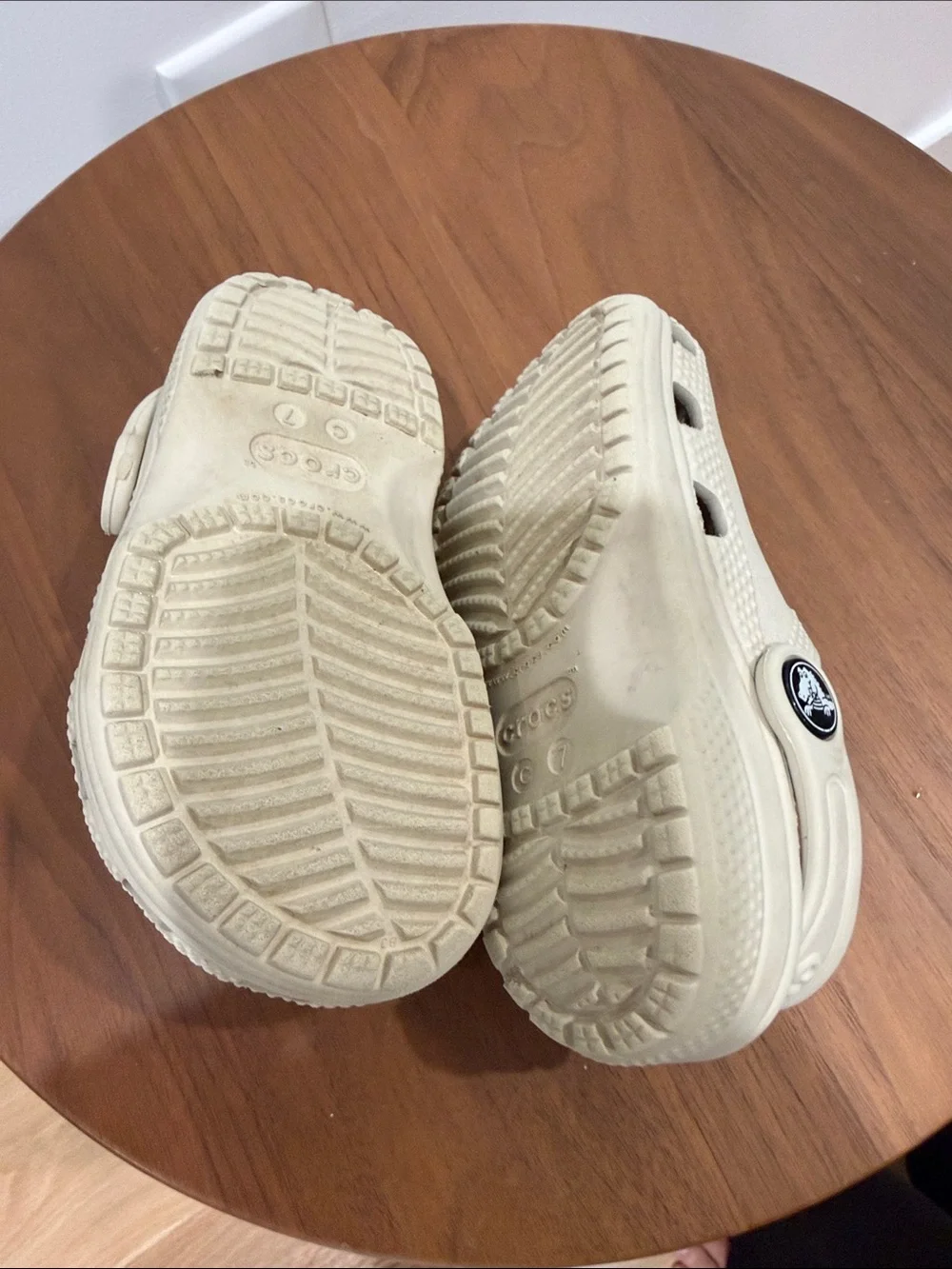 CROCS Kids Classic Clog in Beige